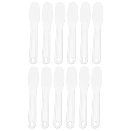 BeautyKit plastikinė mentelė kaukėms tepti L189 – profesionalus kosmetologinis įrankis 18,7x3,1 cm salonams