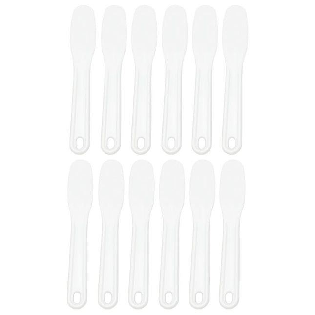BeautyKit plastikinė mentelė kaukėms tepti L189 – profesionalus kosmetologinis įrankis 18,7x3,1 cm salonams