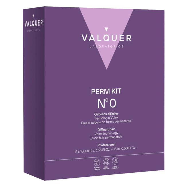 VALQUER profesionalus cheminio garbanojimo rinkinys Nr. 0 sunkiai garbanojamiems plaukams – BeautyKit