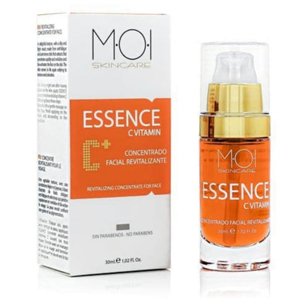 Valquer Laboratorios MOI Skincare koncentruota vitamino C esencija be parabenų 30 ml – šviesinanti veido priežiūra