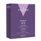 VALQUER cheminio garbanojimo rinkinys Nr. 3 pažeistiems plaukams, profesionalus 100+100+10 ml komplektas salonams
