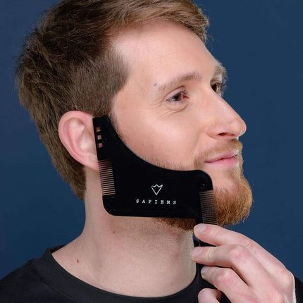 Sapiens beard kit – natūraliais ingredientais praturtinta barzdos priežiūros kosmetika salonams