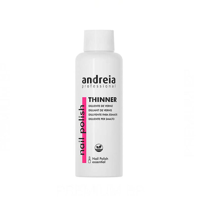 Andreia Professional Nail Polish Thinner nagų lako skiediklis 100ml – profesionalus lako konsistencijos atkūrimas manikiūro salonams