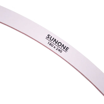 SUNONE banano formos nagų dildė 180/240 grūdėtumo, 10 vnt. – profesionaliam manikiūrui salone