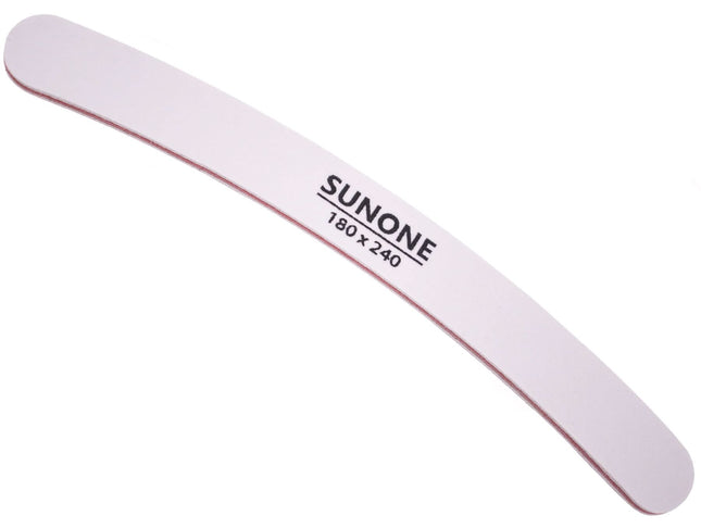 SUNONE banano formos nagų dildė 180/240 grūdėtumo, 10 vnt. – profesionaliam manikiūrui salone