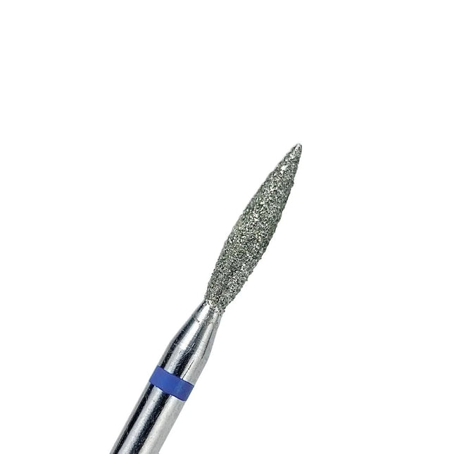TOUCH deimantinis antgalis BLUE 2.1MM profesionaliam manikiūrui ir pedikiūrui – tikslus nagų paviršiaus šlifavimas