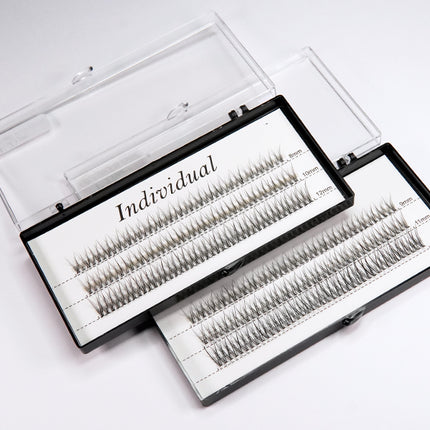 BeautyKit kregždutės efekto blakstienų kuokšteliai 0.10 MIX – lengvas priauginimas kosmetologams ir lashes meistrams
