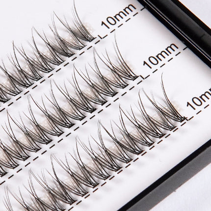 BeautyKit C kreivės blakstienų kuokšteliai kregždutė – skirtingų ilgių MIX rinkinys manikiūro ir grožio studijoms