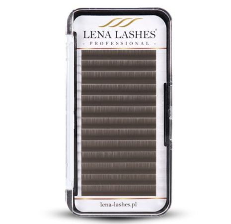LENA LASHES Professional Volume C 0.07 MIX blakstienos, rudos