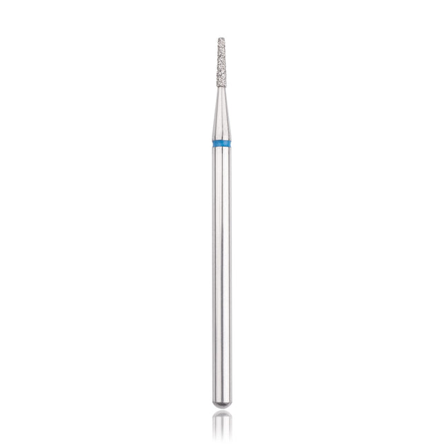 HEAD THE BEAUTY TOOLS deimantinis antgalis Frustum BLUE Ø1.2 – profesionalus manikiūro ir pedikiūro frezavimo antgalis nagų apdirbimui