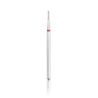 HEAD THE BEAUTY TOOLS deimantinis antgalis Frustum RED Ø1.2 – profesionalus kietosios odos frezavimas manikiūro salone