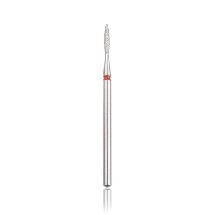 HEAD THE BEAUTY TOOLS deimantinis antgalis Flame Rounded Ø1.8 – profesionalus liepsnos formos freza manikiūrui ir pedikiūrui