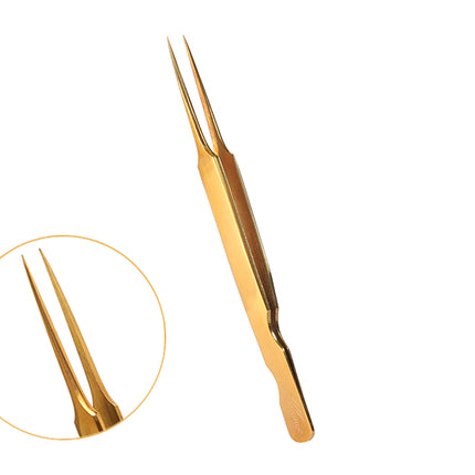 Lena Lashes Professional tiesus pincetas 009 – tikslus įrankis blakstienų priauginimui salone