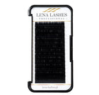 Lena Lashes Professional Volume M 0.10 Mix juodos blakstienos apimties metodui – profesionalios priauginimo blakstienos