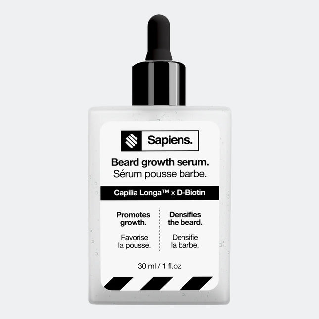 SAPIENS barzdos augimo serumas 30 ml – profesionalus preparatas barzdos tankumui stiprinti