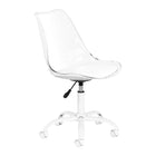 ACTIVESHOP Meistro kėdė GHOST skaidri – profesionali kėdė grožio salonui su minimalistiniu dizainu