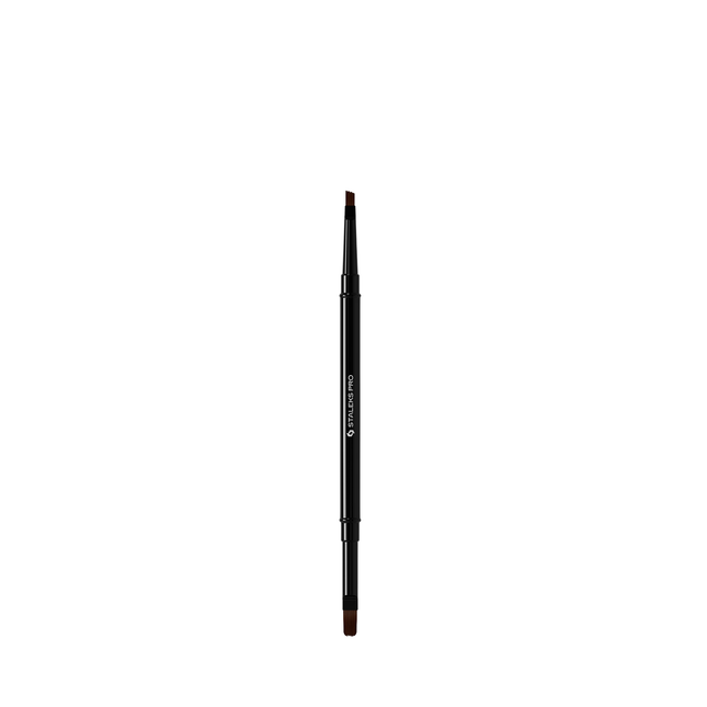 STALEKS PRO Expert dvipusis gelio teptukas 11mm/7mm – profesionalus įrankis manikiūro salonui