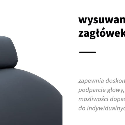 Barberio kėdė hidraulinė GABBIANO Niccolo, grafito lygi (be sagų) – nuotrauka 3
