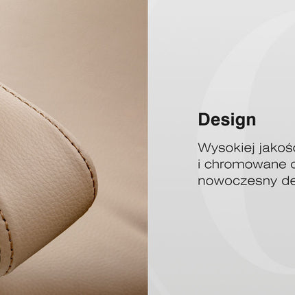 Kirpyklos kėdė hidraulinė OMEGA Astra Plus, smėlinė