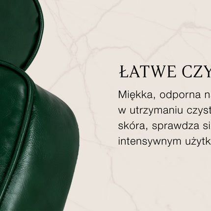 Barberio kėdė hidraulinė GABBIANO Royal X, žalia – nuotrauka 5