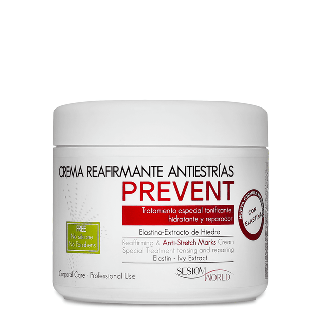 BeautyKit PREVENT stangrinamasis kremas nuo strijų 500ml – profesionali odos elastingumo priežiūra