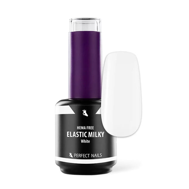 Perfect Nails HEMA FREE guminis bazės pagrindas Milky White 15ml – profesionali hipoalergiška nagų bazė salonams