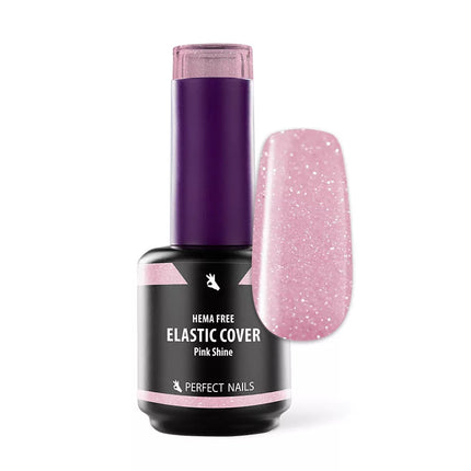 Perfect Nails HEMA FREE gelinio lako bazė Pink Shine 15ml – rožinis atspalvis profesionaliam manikiūrui