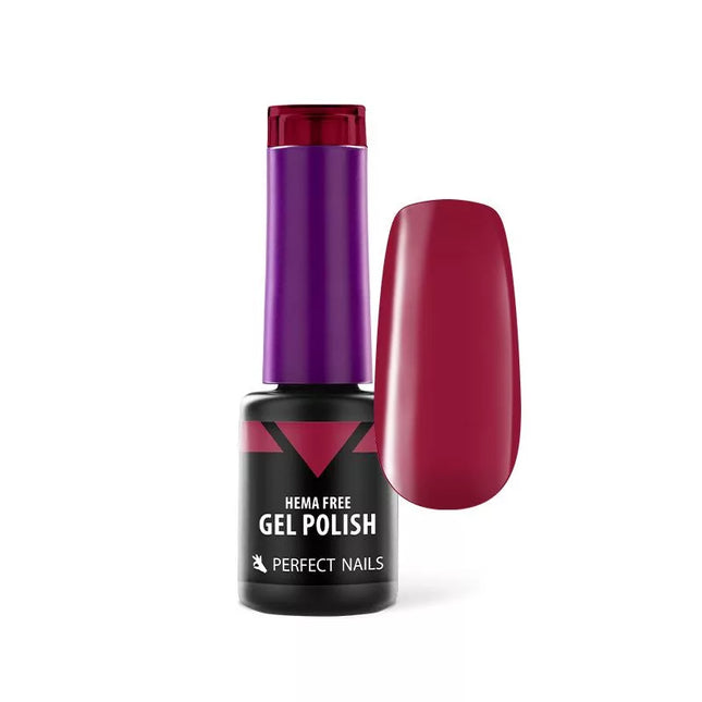 Perfect Nails HEMA FREE gelinis lakas Deep Pink 4ml – profesionalus be HEMA formulės manikiūrui