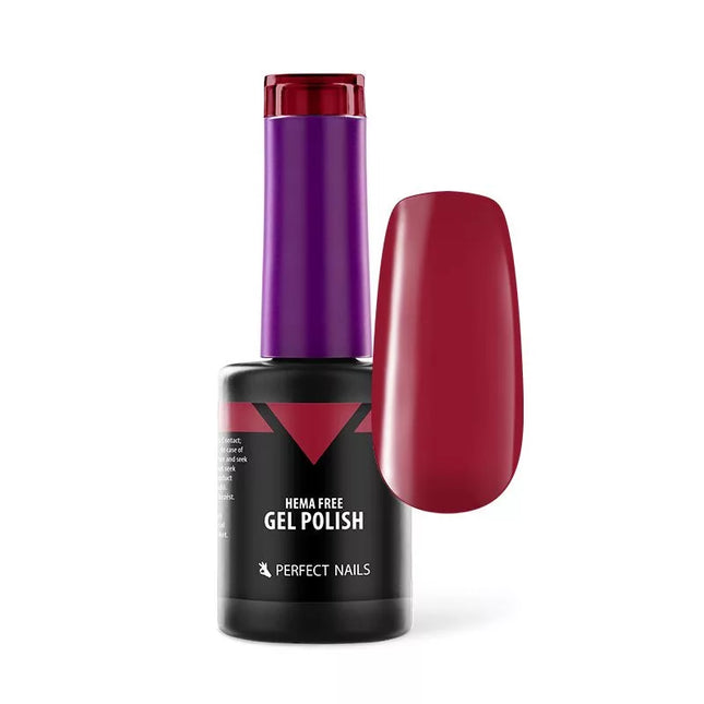 Perfect Nails HEMA FREE gelinis lakas WINE 4ml – profesionalus hipoalerginis lakas manikiūro salonams