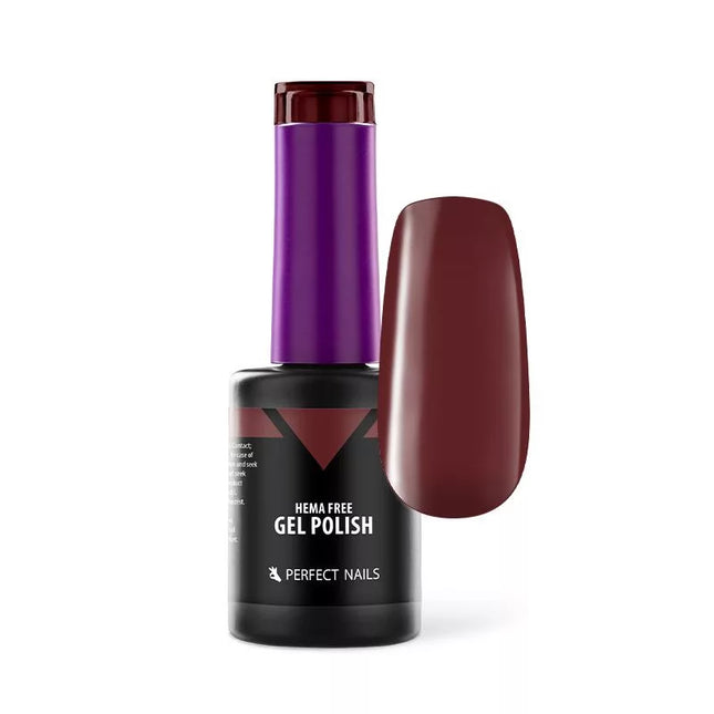 Perfect Nails HEMA FREE gelinis lakas Sangria 8ml – profesionalus, be HEMA alergenų, manikiūrui