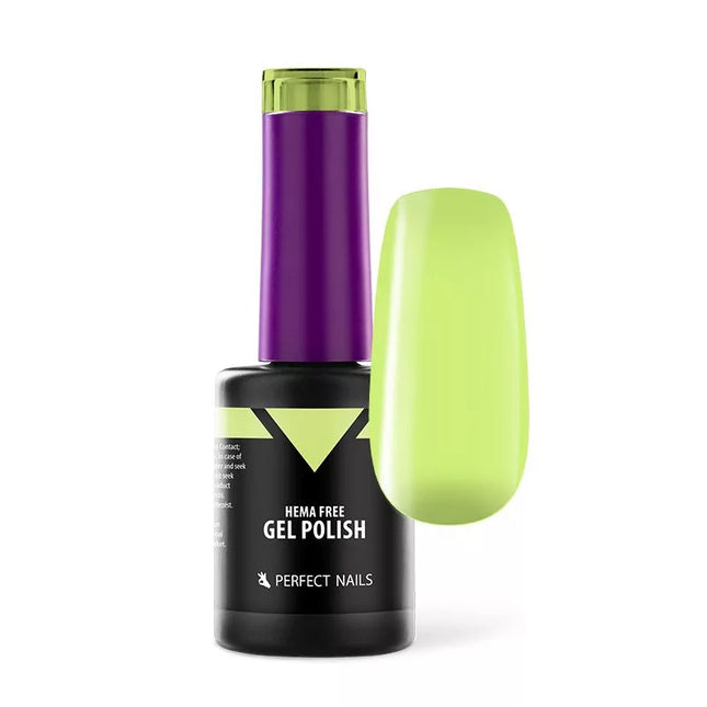 Perfect Nails HEMA FREE gelinis lakas PISTACHIO 8ml – profesionalus be HEMA formulės manikiūrui