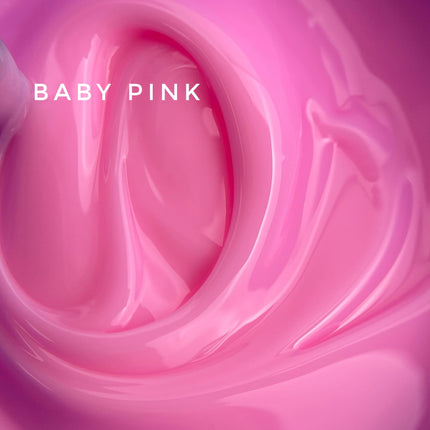 TOUCH Builder Gel trifazis statybinis gelis Baby Pink 30ml – profesionalus nagų stiprinimui salone