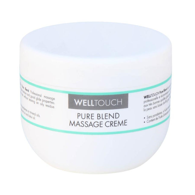 WELLTOCH Pure Blend naturalus masažo kremas 300ml – profesionalus kremas kūno masažui salonams