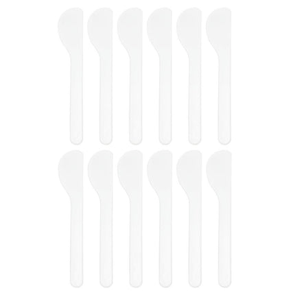 BeautyKit plastikinė mentelė kaukėms tepti L163 16,2x2,9cm – profesionali kosmetologinė priemonė veido procedūroms salone