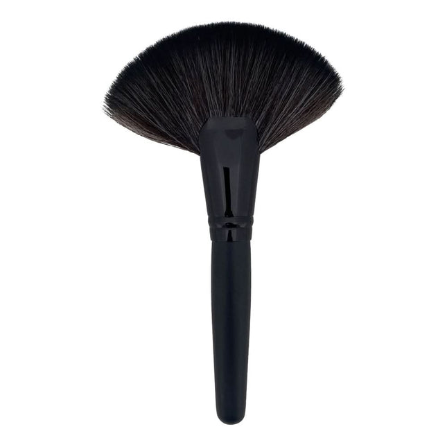 BeautyKit kirpėjo kaklo šepetys FAN – vėduoklės formos šepetys plaukų likučiams nuo kaklo šalinti po kirpimo