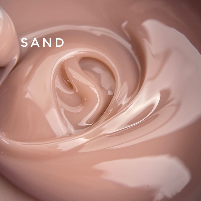 TOUCH Builder Gel trifazis statybinis gelis Sand 30ml – nagų ilginimui ir stiprinimui salone