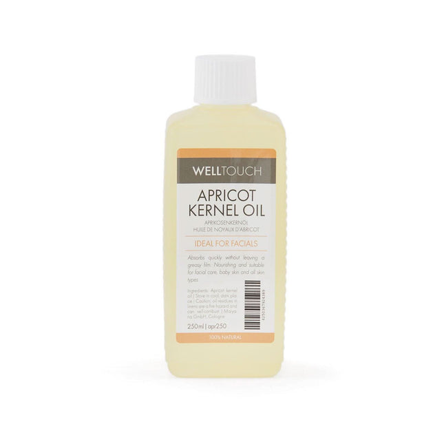 Abrikosų kauliukų masažo aliejus WELLTOUCH, 250 ml - Beauty Kit