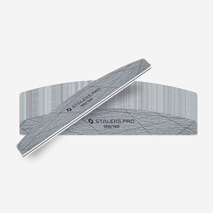STALEKS PRO Nagų dildė mineralinė Smart 40, D forma, #100/180, 25vnt