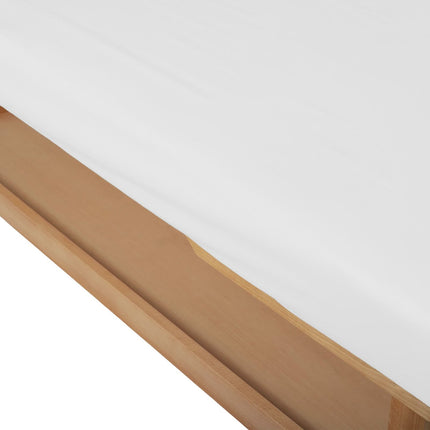 Aliejui atsparūs užvalkalai stalui ir galvos atramai HABYS, balti - detalės
