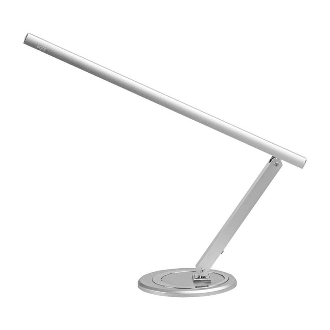 BeautyKit All4light SLIM LED stalinė lempa sidabrinė – profesionali darbo vietos apšvietimo lempa grožio salonams