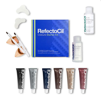 Antakių ir blakstienų dažų rinkinys REFECTOCIL Starter Kit - detalės