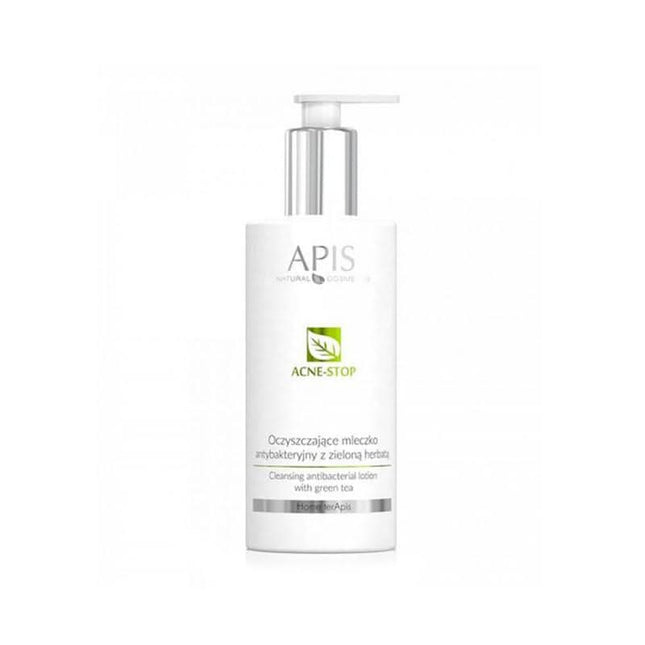 APIS ACNE STOP valomasis antibakterinis losjonas su žaliąja arbata 300 ml – riebiai ir probleminei odai