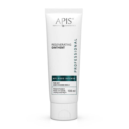 APIS API-PODO intensyvus regeneruojantis tepalas sausiems ir suskilinėjusiems kulnams 100 ml – profesionali pėdų priežiūra