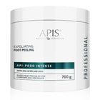 APIS Api-Podo intensyvus pėdų šveitiklis su AHA rūgštimis ir karbamidu 700 g – profesionalus pedikiūro kosmetikos produktas