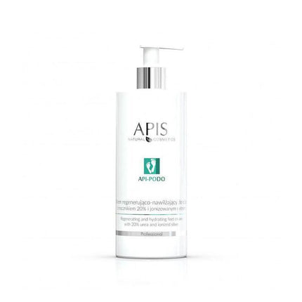 APIS API-PODO regeneruojantis drėkinantis pėdų kremas 20% šlapalu jonizuotu sidabru sausa oda 500ml