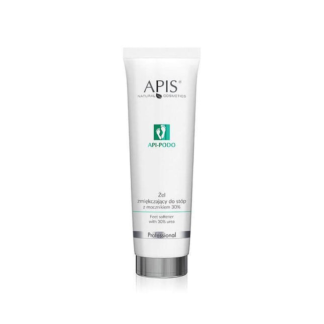 APIS PODO minkštinamasis pėdų gelis su šlapalu 30% 100ml – intensyviai minkština suragėjusią, sausą odą pedikiūro procedūroms