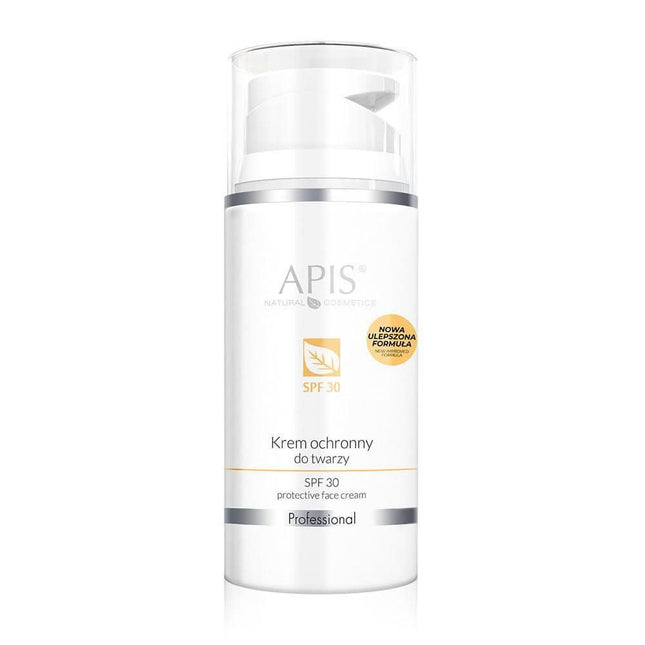 APIS apsauginis kremas SPF 30 100ml – apsauga po veido procedūrų, lengva tekstūra, tinka jautriai odai