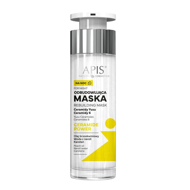 APIS CERAMIDE POWER atkurianti naktinė kaukė su keramidais, 50 ml - Beauty Kit