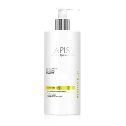 APIS CERAMIDE REPAIR švelni veido valymo emulsija su keramidais ir beta gliukanu 500 ml jautriai odai