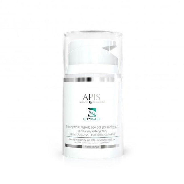 APIS DERMASOFT intensyviai raminantis gelis po odos procedūrų 50ml – kosmetologams sudirgusiai odai